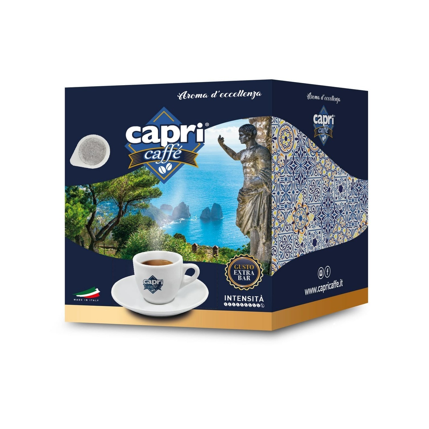 Capri Caffè 100 Cialde Caffè Extrabar