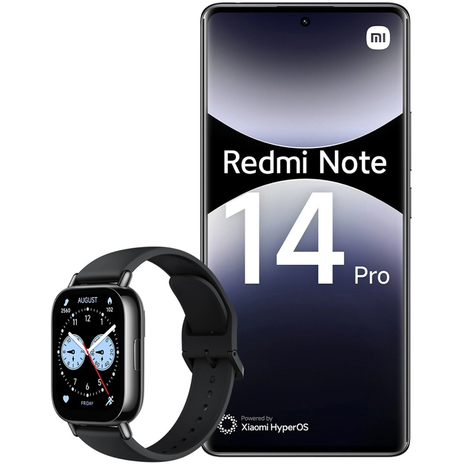 Vendita online Telefonia Xiaomi Note 14 Pro 256GB Black + Wacth 5 Lite costo  399,99 €  spedizione in 24h-48h pagmamento PayPal Contrassegno